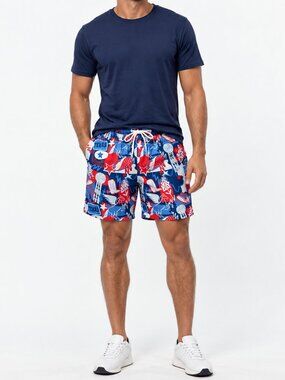 Chubbies Dallas Texas Western Print Swim Trunks XXL 5.5" Style 109251-35 HTF